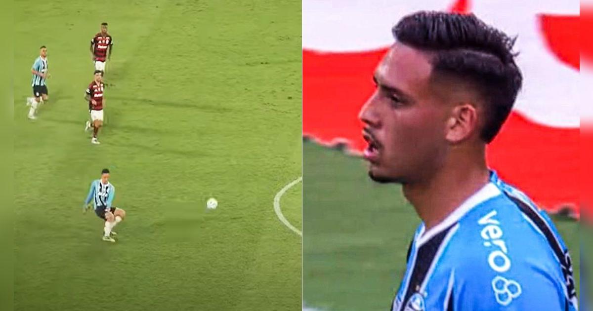 El espectacular pase de Erick Noriega que terminó en gol para Gremio ante Flamengo 