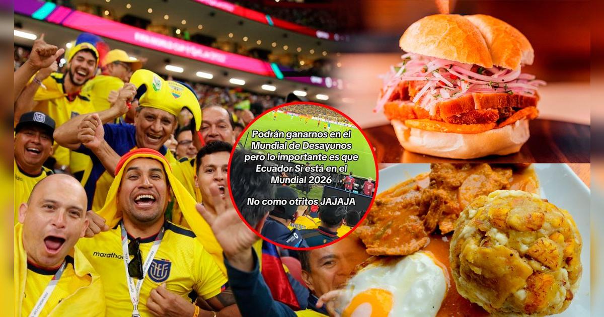 Ecuatorianos se 'pican' tras perder en el Mundial de Desayunos, pero obtienen fuerte respuesta de peruanos