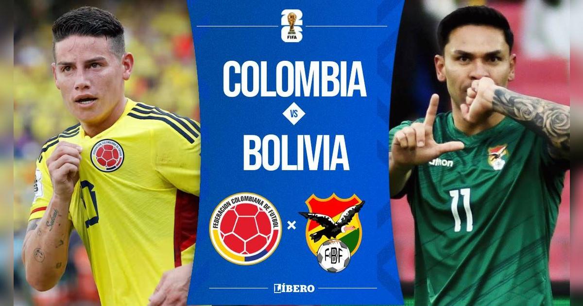 Colombia vs Bolivia EN VIVO por Eliminatorias 2026: horario, pronóstico y dónde ver