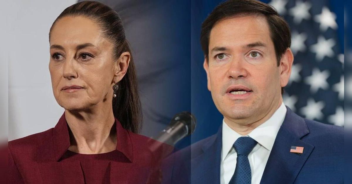 Malas noticias para Donald Trump: reunión entre secretario de Estado y presidenta de México no llegó a un buen acuerdo