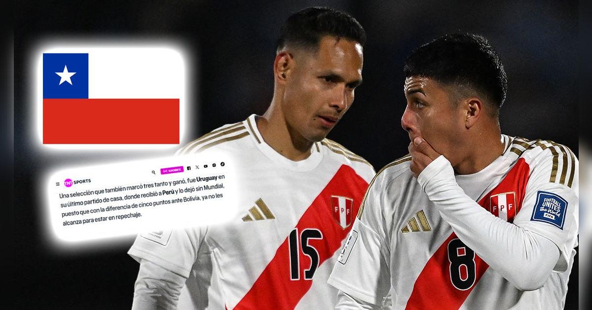 Así reaccionó la prensa chilena tras goleada a Perú que lo dejó sin Mundial: 