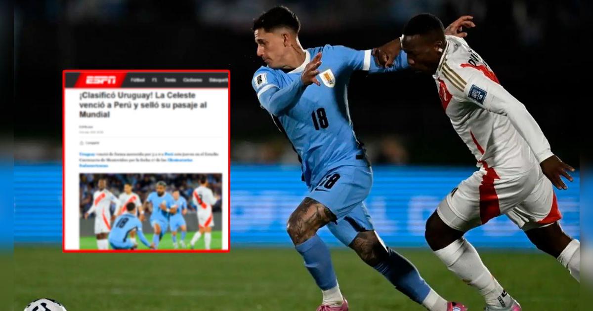 Prensa uruguaya dio rotunda opinión sobre la selección peruana tras goleada: 