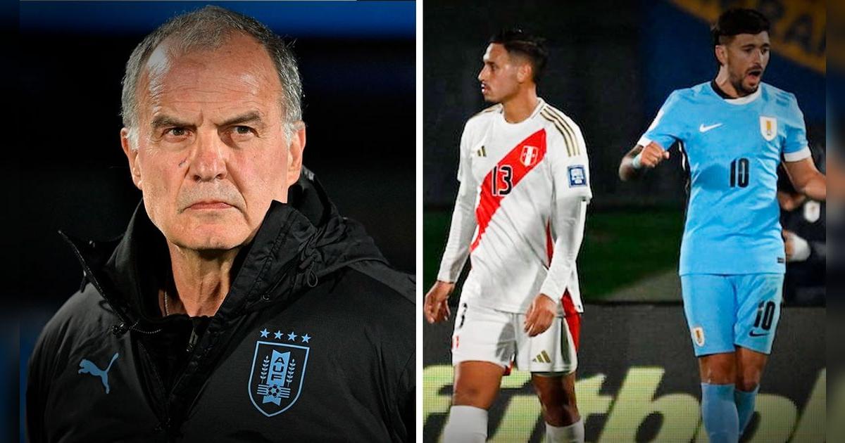 Marcelo Bielsa quedó encandilado con futbolista que jugó en el Uruguay vs. Perú: 