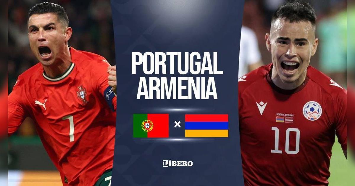Portugal vs Armenia EN VIVO por Eliminatorias UEFA: hora, pronóstico y dónde ver a Cristiano Ronaldo