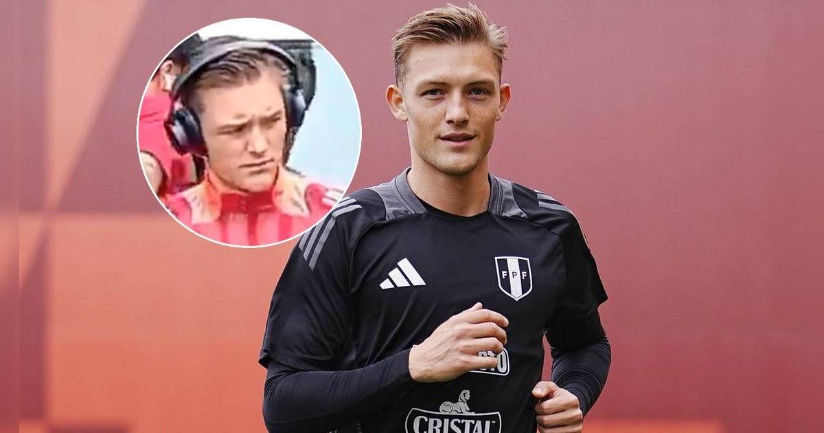 La reacción de Oliver Sonne cuando hincha se le acerco vistiendo los colores de histórico club