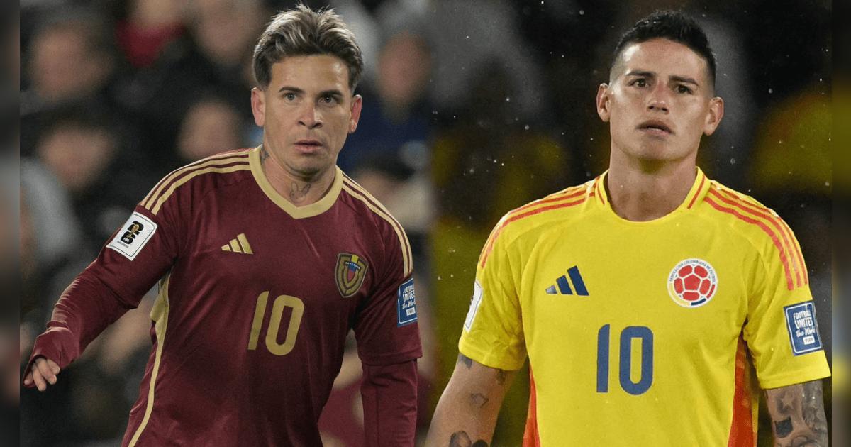 ¿Dónde ver Venezuela vs. Colombia EN VIVO por las Eliminatorias Sudamericanas 2026?