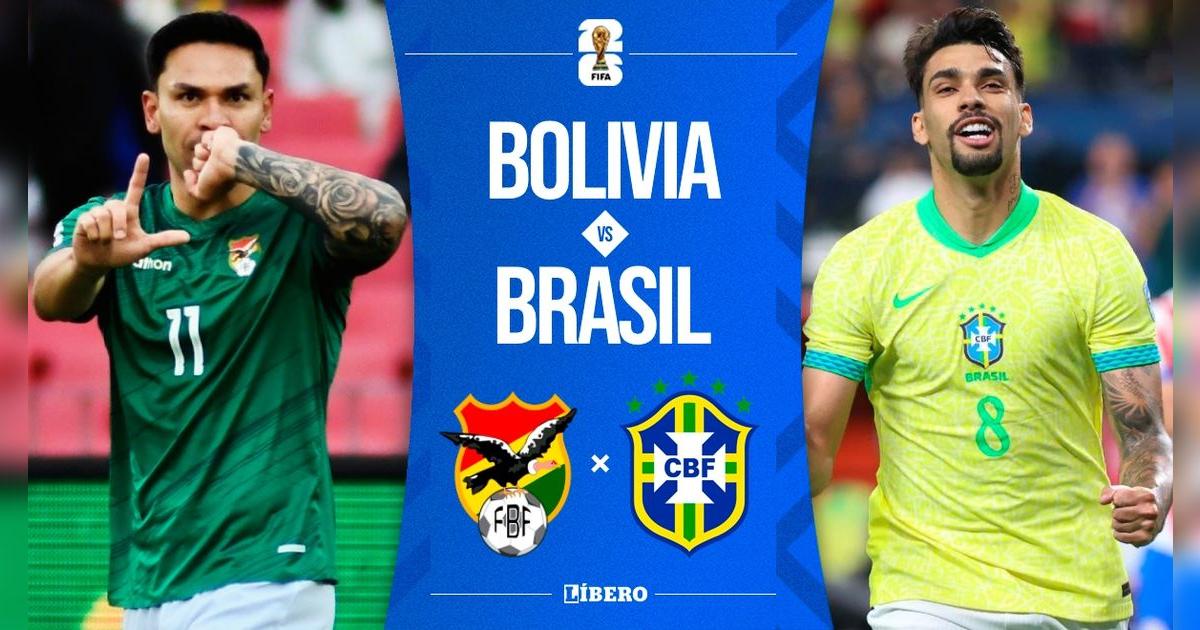 Bolivia vs. Brasil EN VIVO por Eliminatorias 2026: pronósticos, horarios y dónde ver