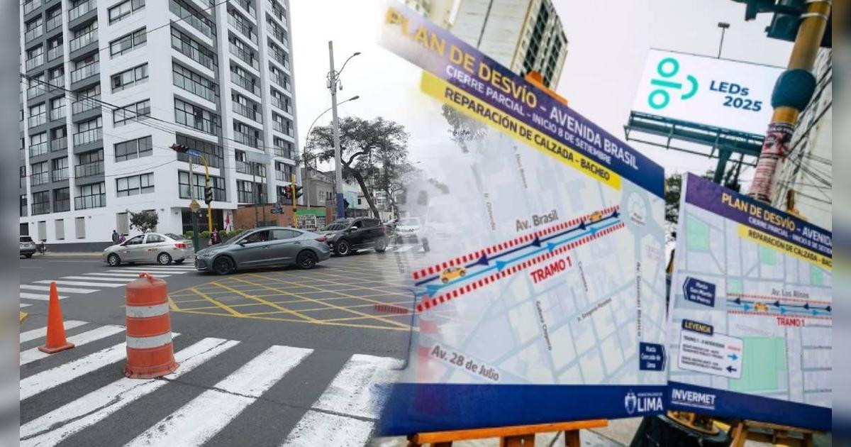Importantes obras viales en Lima iniciaron este 8 de septiembre: conoce los desvíos vehiculares