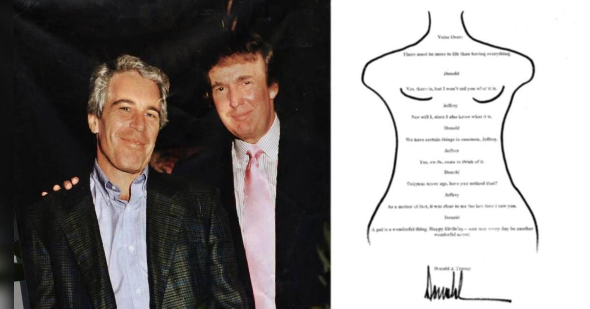 Divulgan impactante mensaje que Trump habría enviado a Jeffrey Epstein por su cumpleaños: la Casa Blanca responde