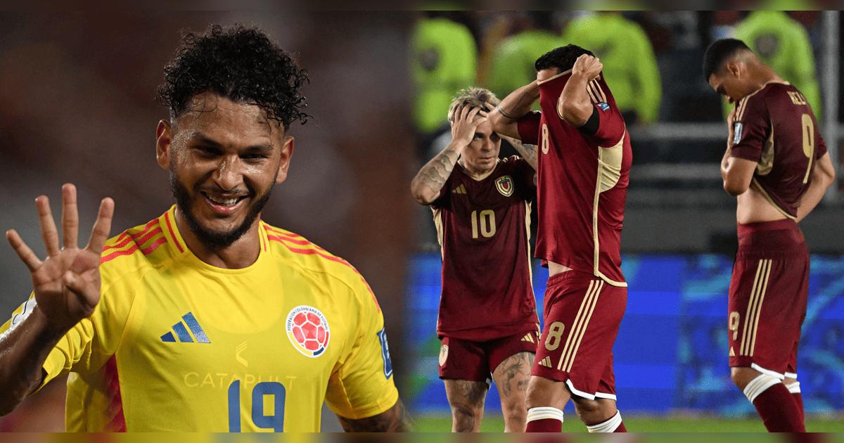 ¿Quién es Luis Suárez, el '9' colombiano que anotó un póker y dejó a Venezuela sin Mundial?