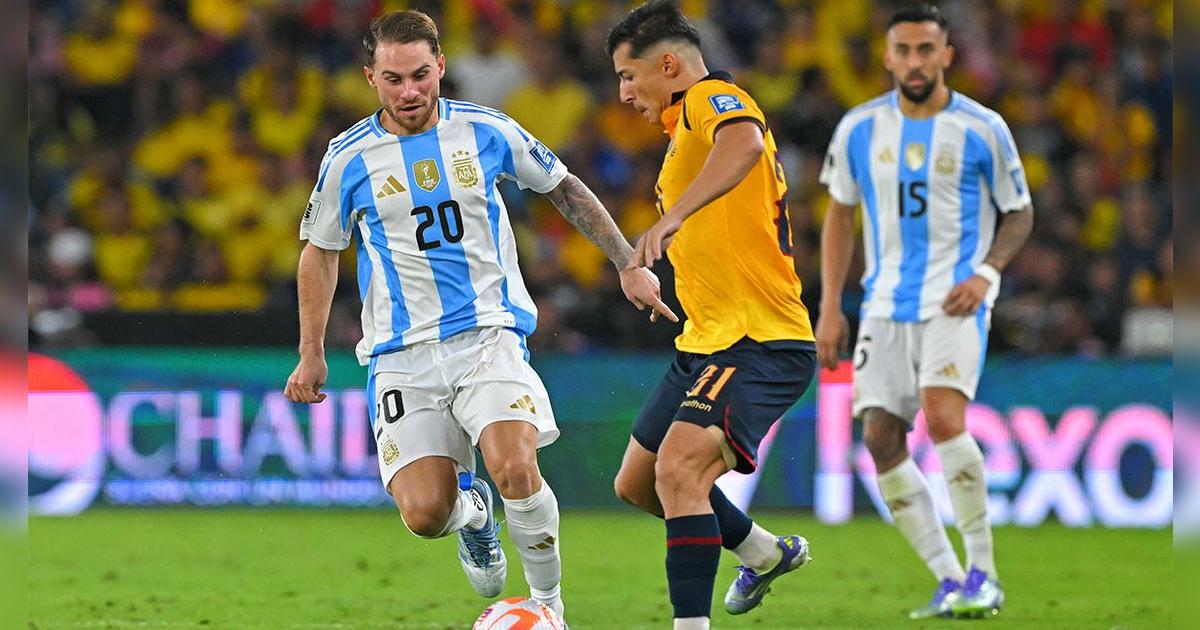 Jugador de Argentina ironizó con la derrota ante Ecuador: 