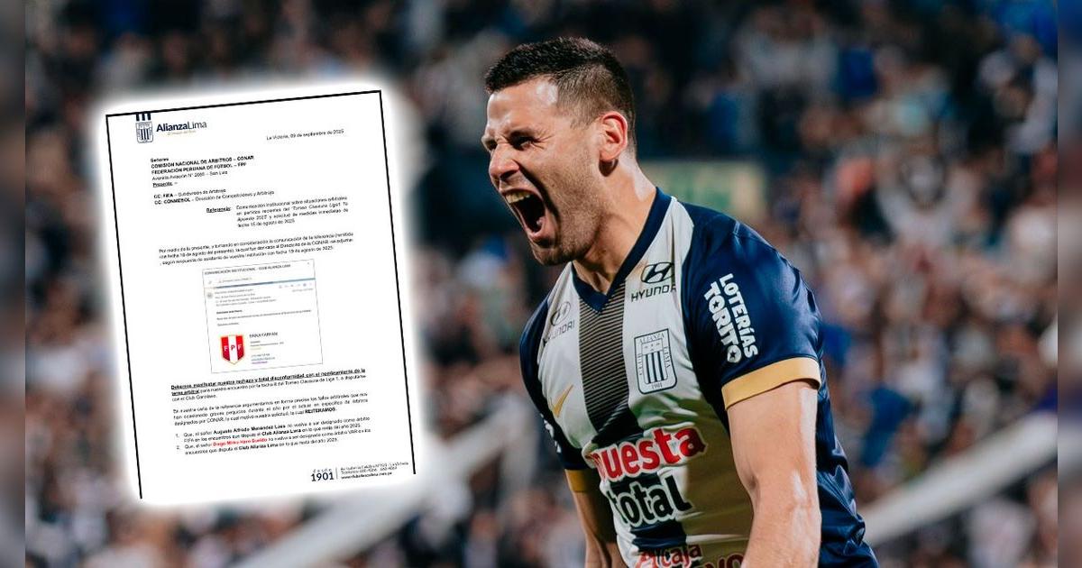 Alianza Lima solicitó cambio de árbitro para partido ante Deportivo Garcilaso en Matute: 