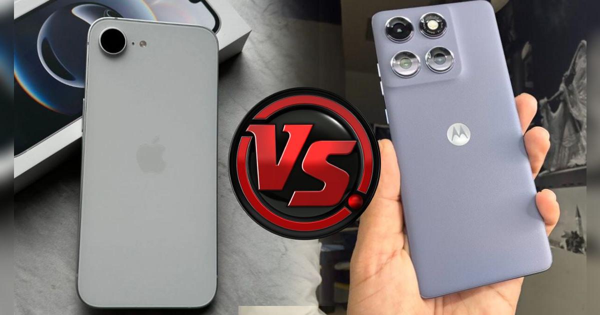 IPhone 16e vs. Motorola Edge 60 Fusion: esto es lo que debes saber para comprar el mejor celular