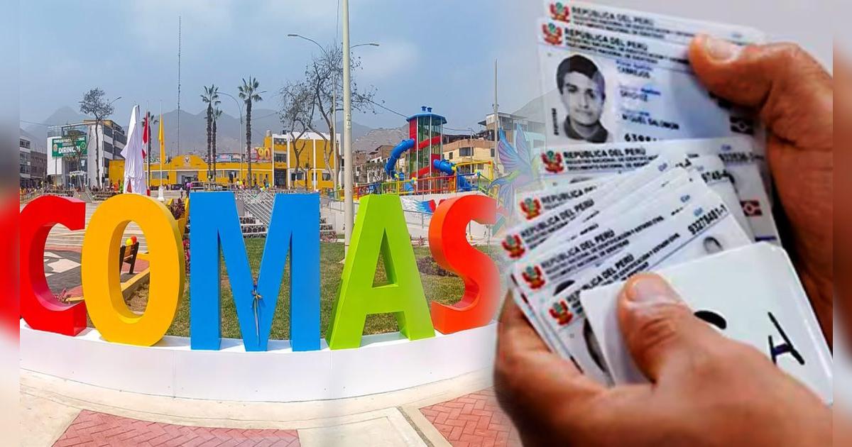 Municipalidad de Comas anuncia campaña a favor de jóvenes y adultos mayores: DNI electrónico gratis