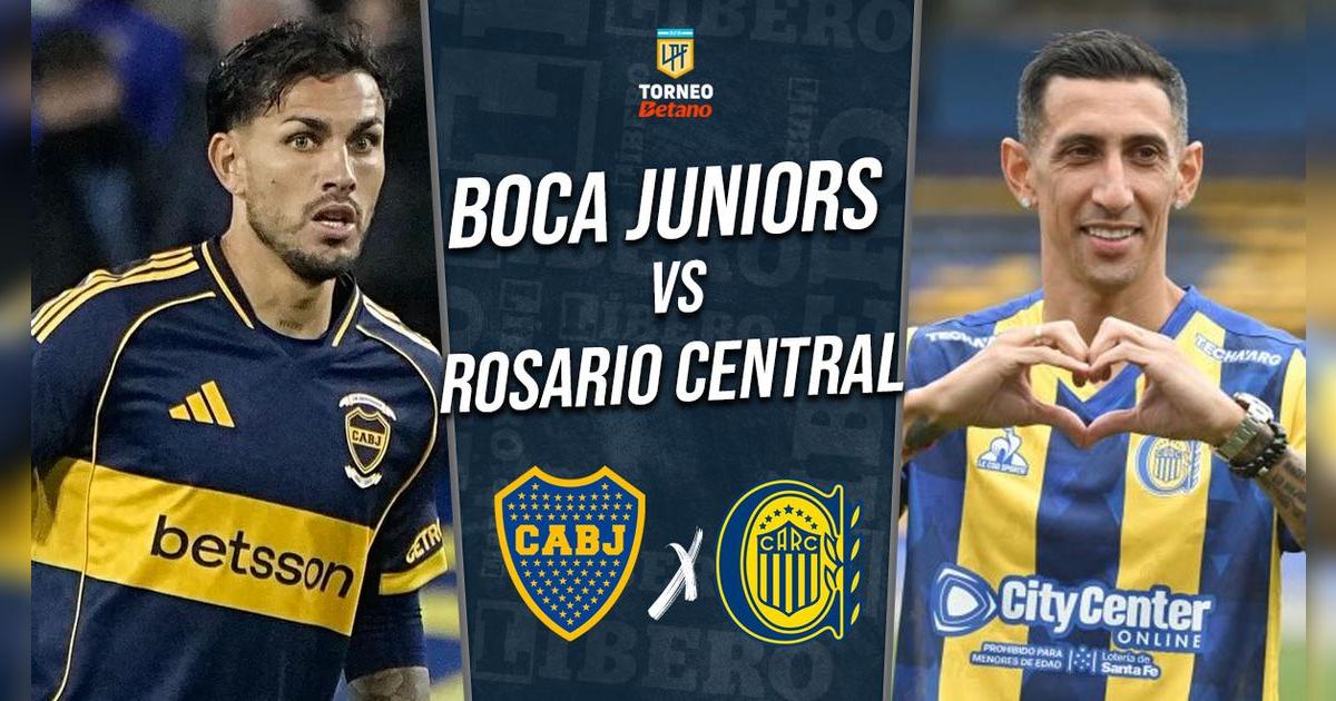 Boca Juniors vs Rosario Central EN VIVO: fecha, hora y dónde juegan por la Liga Profesional