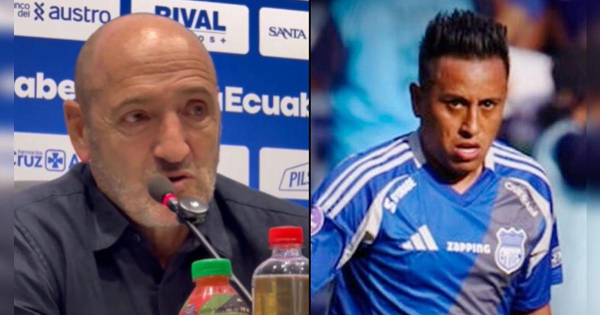 DT de Emelec dejó rotundo comentario sobre Christian Cueva tras cambiarlo: 