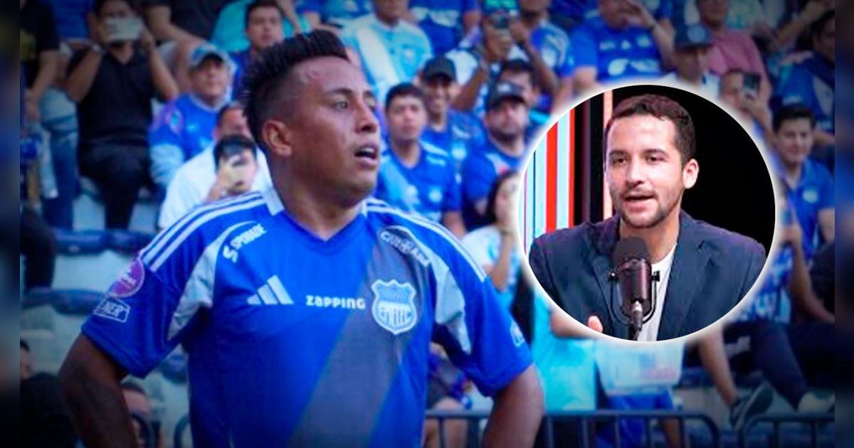 Periodista ecuatoriano dio fuerte opinión sobre Christian Cueva tras derrota de Emelec: 