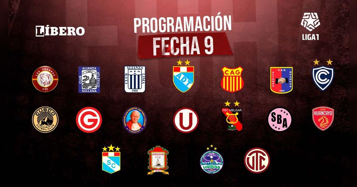 Partidos de la Liga 1: programación de la fecha 9 del Torneo Clausura 2025