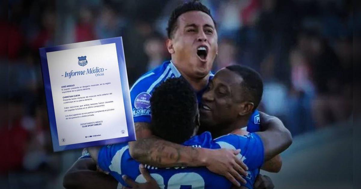 ¿Se pierde la temporada? Emelec anuncia la gravedad de la lesión de Cueva tras perder el clásico