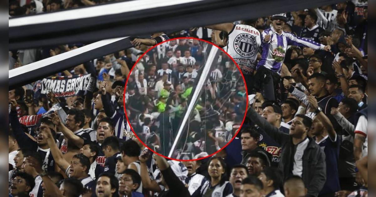 ¿Sanción? Reportan incidentes entre hinchas de Alianza Lima y Policía en la tribuna
