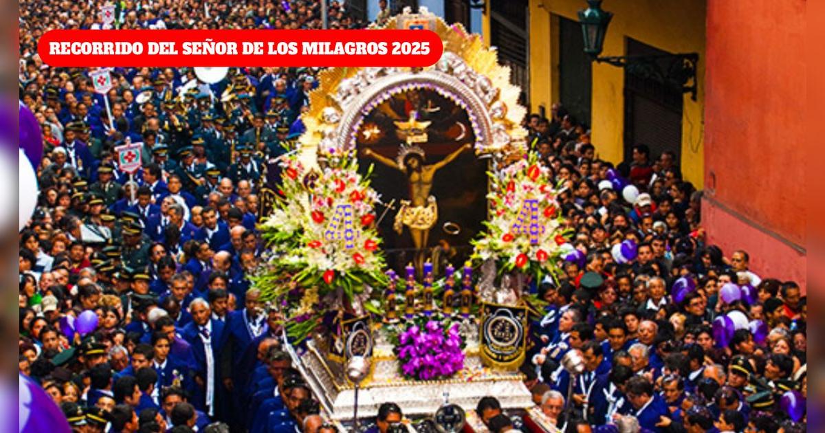 Procesión del Señor de los Milagros llegará al Callao: recorridos que realizará el Cristo Moreno en octubre