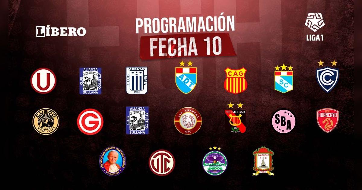 Partidos de Liga 1: así se juega la fecha 10 del Torneo Clausura 2025, programación y resultados
