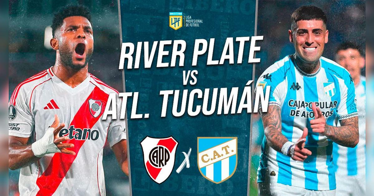 River Plate vs Atlético Tucumán EN VIVO: horario, pronóstico y dónde ver la Liga Profesional
