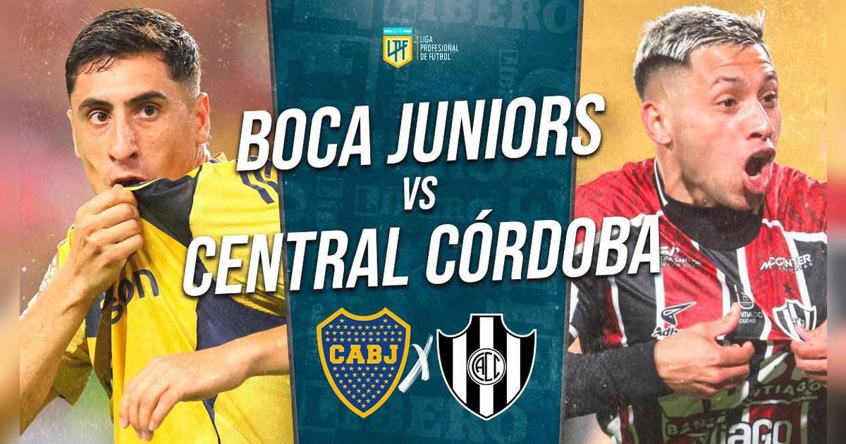 Boca Juniors vs Central Córdoba EN VIVO por Liga Profesional: horario, pronóstico y dónde ver