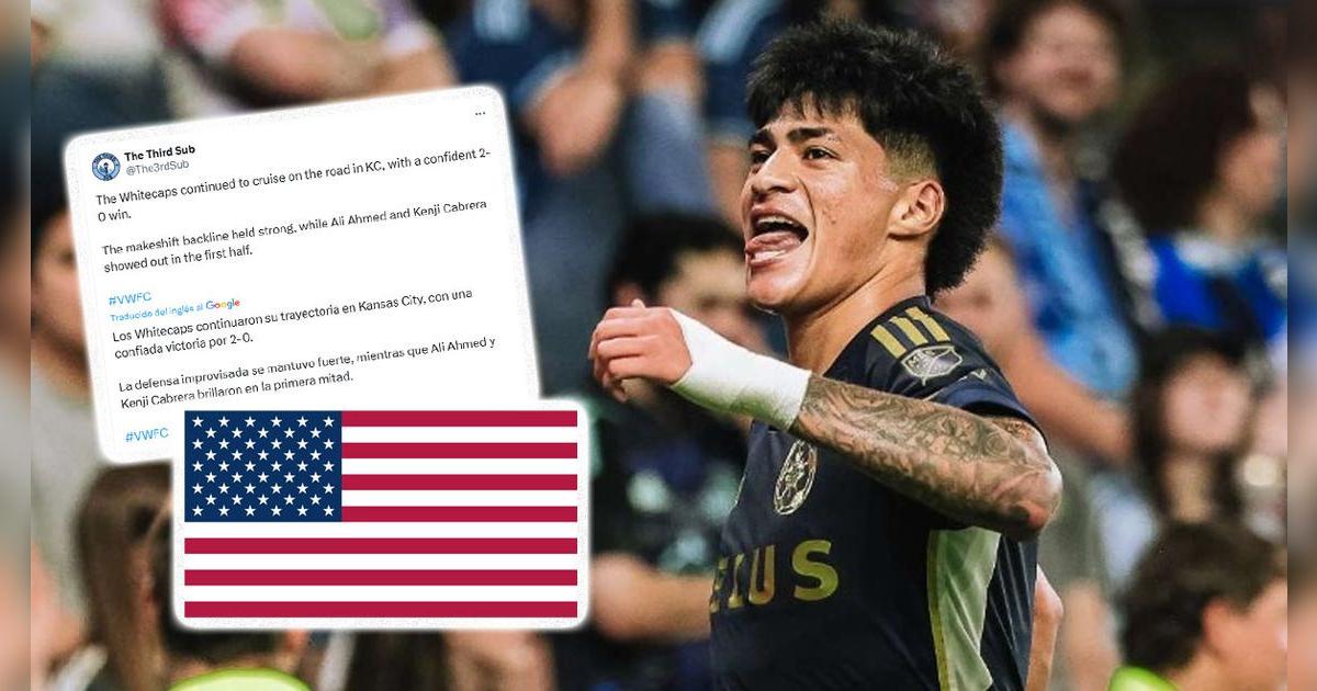 Prensa americana calificó firmemente a Kenji Cabrera tras gol en la MLS: 