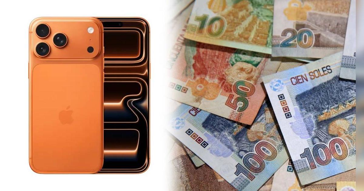 ¿Cuántos sueldos mínimos necesito para comprar el iPhone 17 Pro Max en Perú?