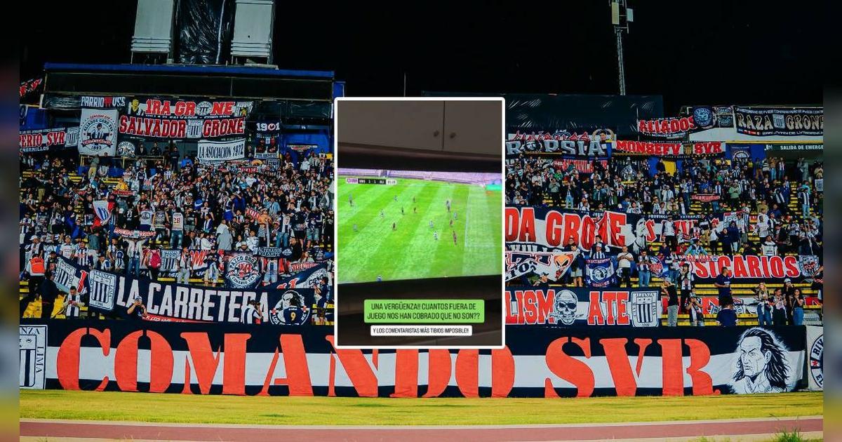 Futbolista de Alianza Lima explotó por fallos arbitrales en el Torneo Clausura: 