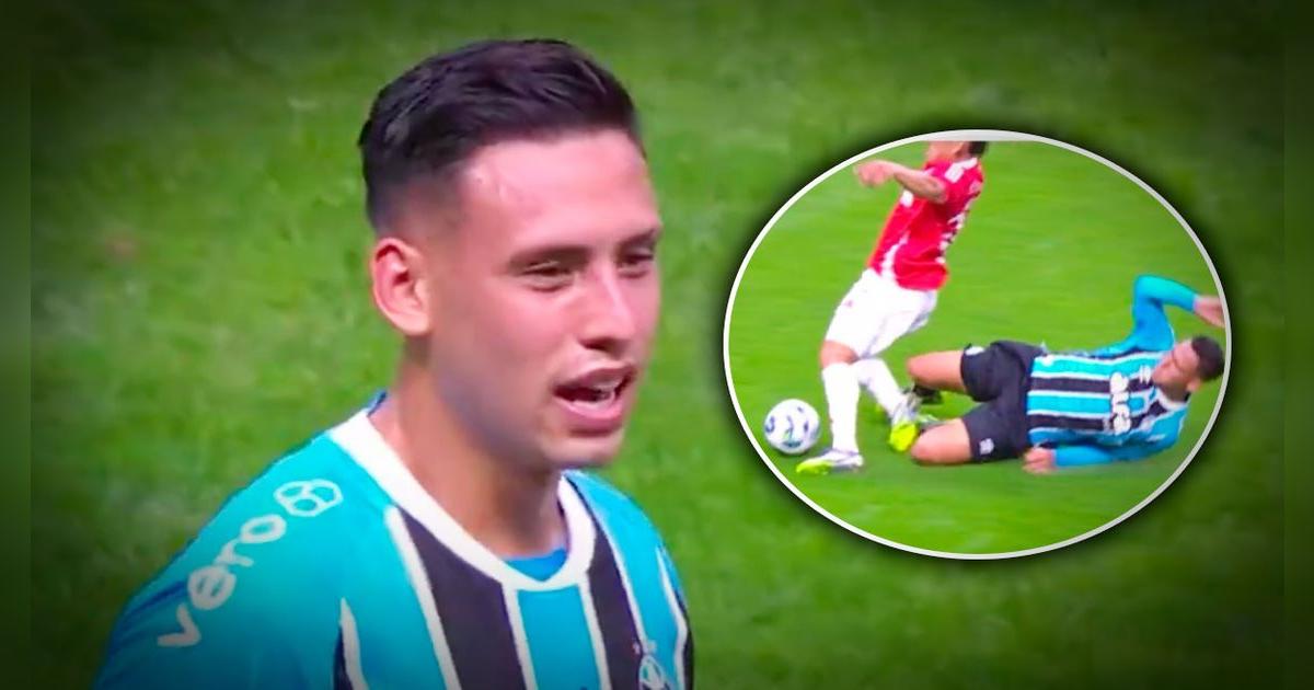 Erick Noriega cometió polémico penal que significó el 1-0 de Internacional ante Gremio 