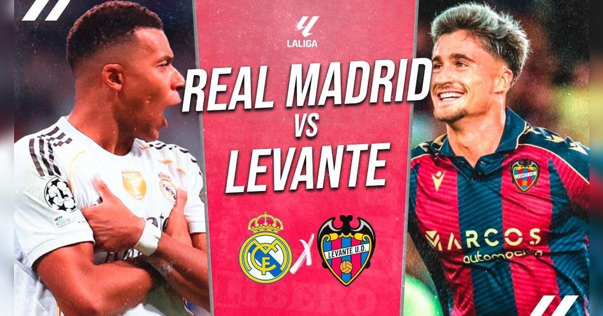 Real Madrid vs. Levante EN VIVO por LaLiga: A qué hora juegan, apuestas y dónde ver