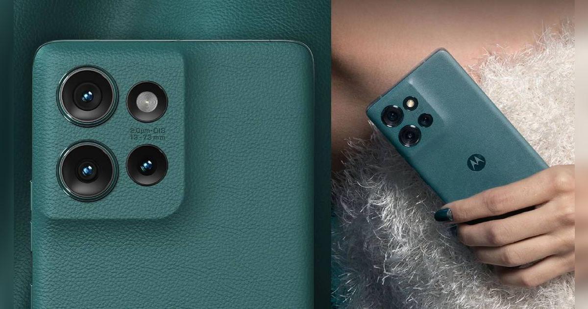 Motorola rompió el molde con este teléfono barato que tiene cuerpo de cuero, chip Snapdragon y 512GB de memoria