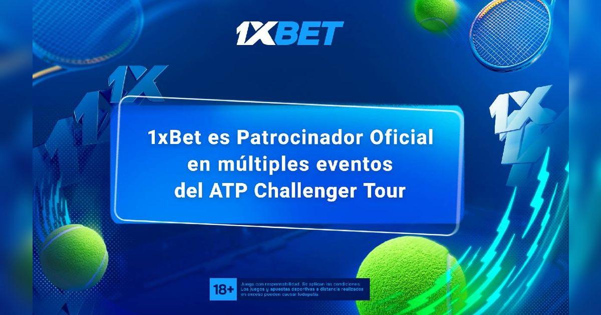 1xBet se convierte en Socio Oficial de Apuestas del circuito de torneos ATP Challenger Tour