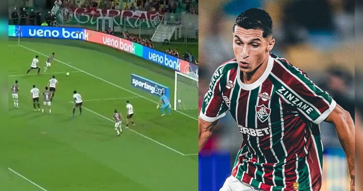 ¡Espectacular! Kevin Serna se lució con gran pase que terminó en gol de Fluminense sobre Lanús