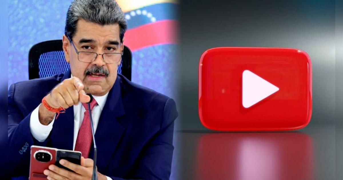 La PEOR noticia para Maduro: YouTube elimina su canal en medio de sanciones de EE. UU.