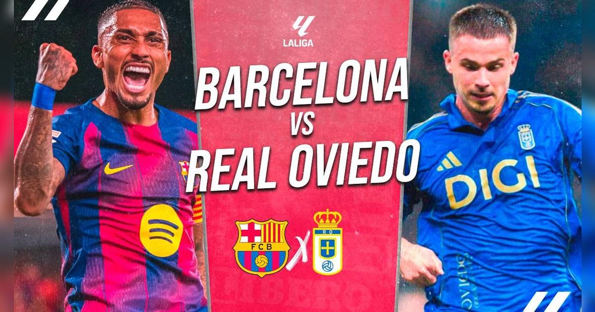 Barcelona vs Real Oviedo EN VIVO por LaLiga: a qué hora juegan, apuestas y dónde ver