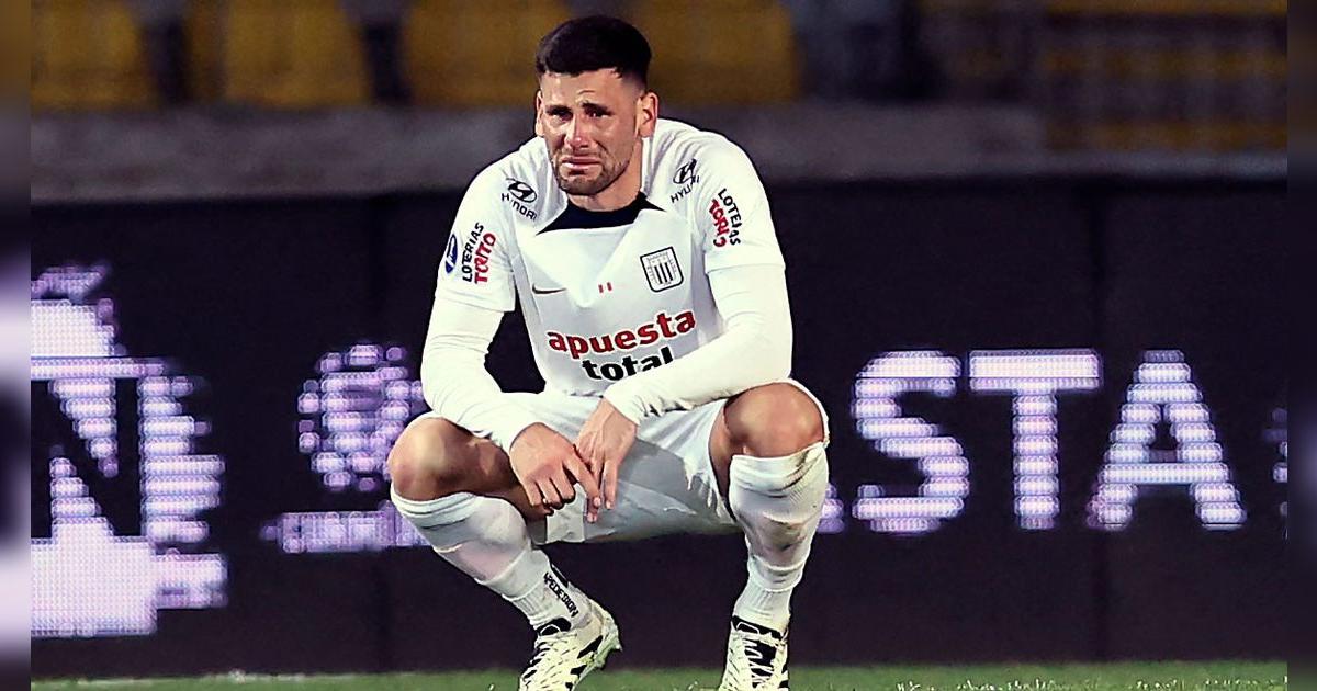 Guillermo Enrique lloró desconsoladamente tras la eliminación de Alianza Lima de la Sudamericana
