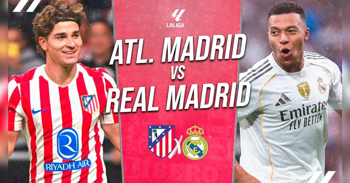 Real Madrid vs. Atlético Madrid EN VIVO por LaLiga: pronósticos, horarios y canales para ver