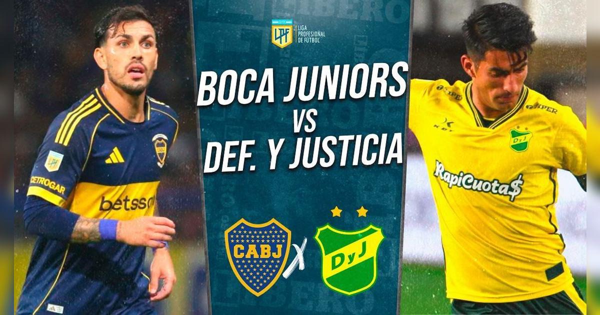 Boca Juniors vs Defensa y Justicia EN VIVO: fecha, hora y dónde ver partido por Liga Profesional