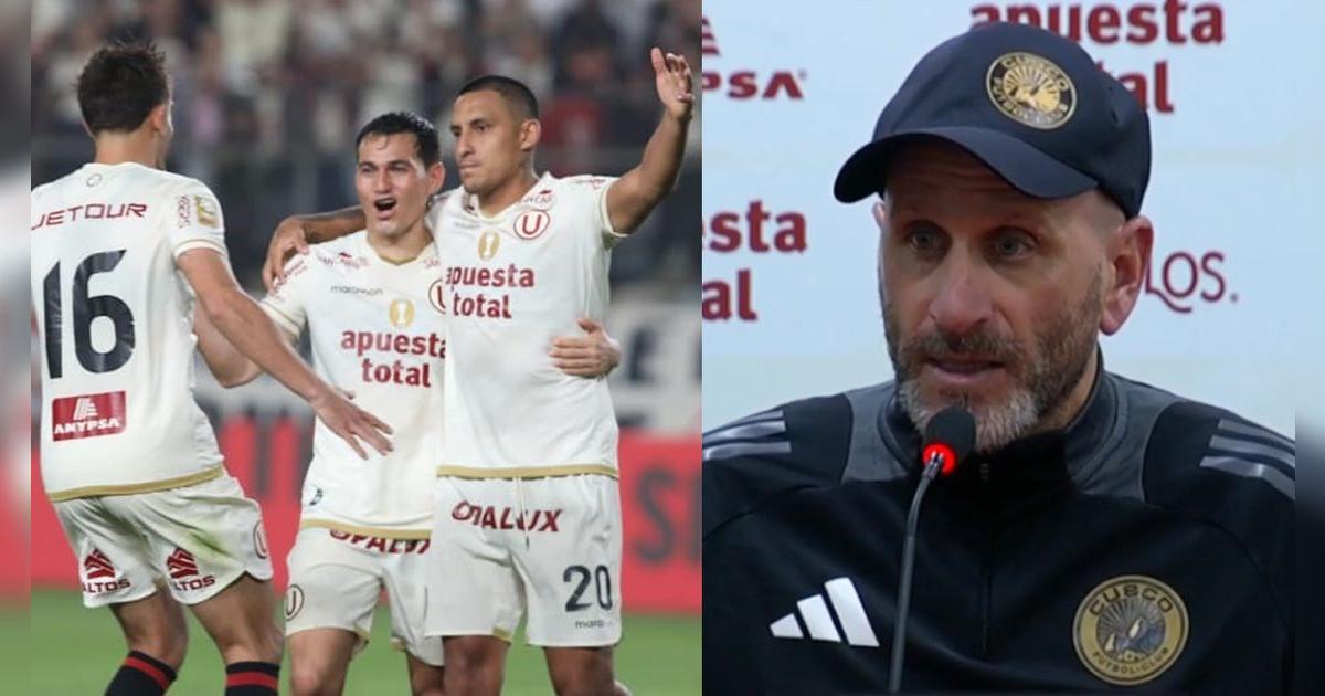 ¿Minimizó triunfo de la 'U'? DT de Cusco FC, Miguel Rondelli, dejó fuerte mensaje: 
