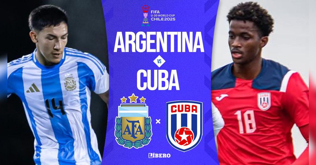 Argentina vs Cuba EN VIVO: fecha, hora y dónde ver partido por grupo D del Mundial Sub 20