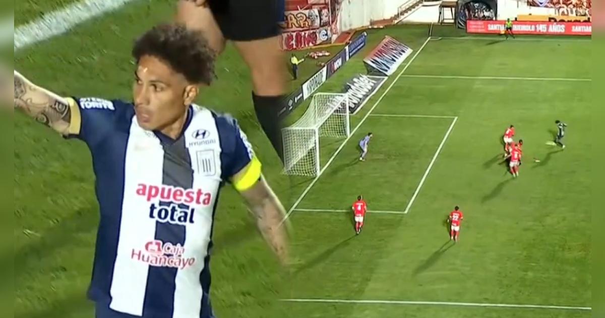 Paolo Guerrero anotó el descuento para Alianza Lima tras buena jugada de Eryc Castillo