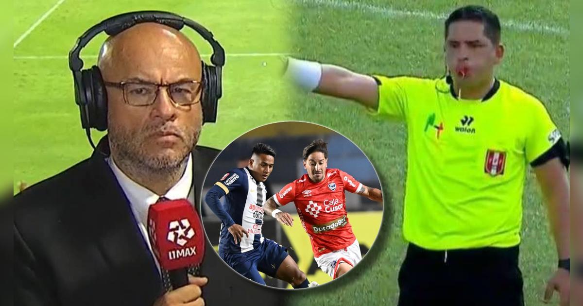 Mr. Peet dio fuerte calificativo al árbitro Zamora tras la derrota de Alianza Lima: 