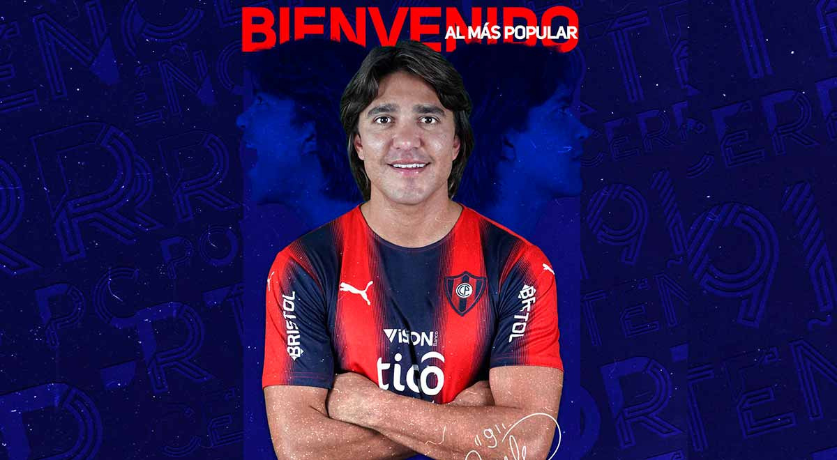 Marcelo Martins nuevo fichaje del Cerro Porteño de Paraguay