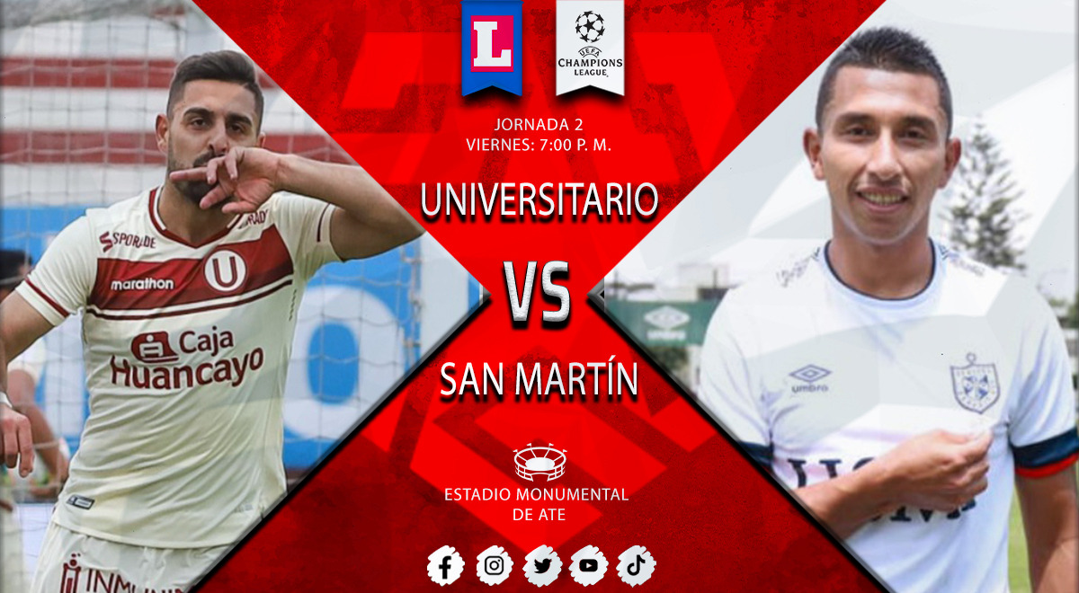 ¿Qué canal transmite el Universitario de Deportes vs. San Martín por la Liga 1 2022?