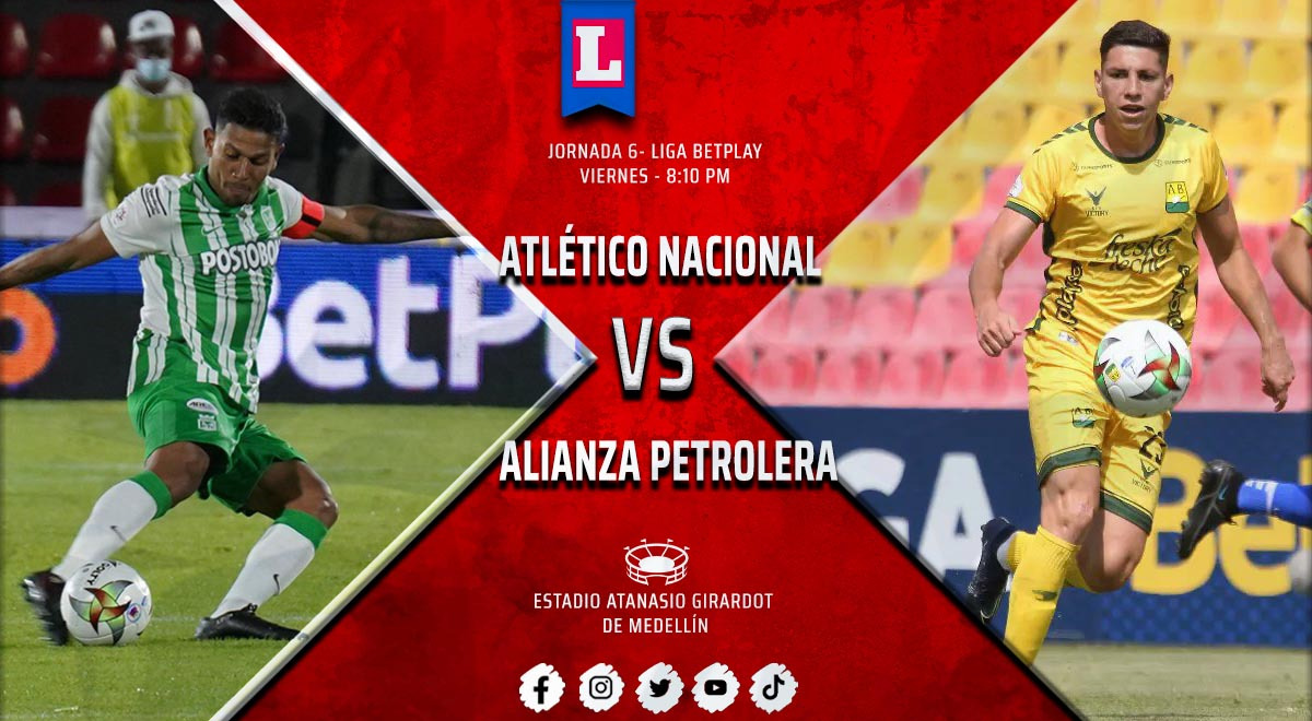 Atlético Nacional vs. Alianza Petrolera HOY EN VIVO vía Win Sports: horario y dónde ver Liga BetPlay