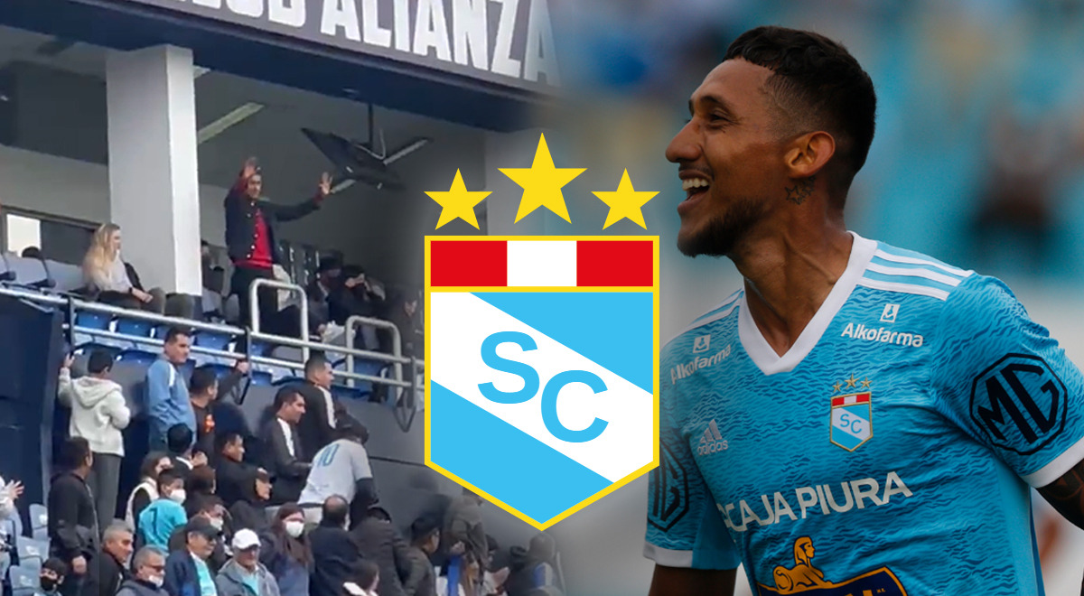 Hinchas de Sporting Cristal hicieron emocionar a Christofer Gonzales tras despedirlo en Matute