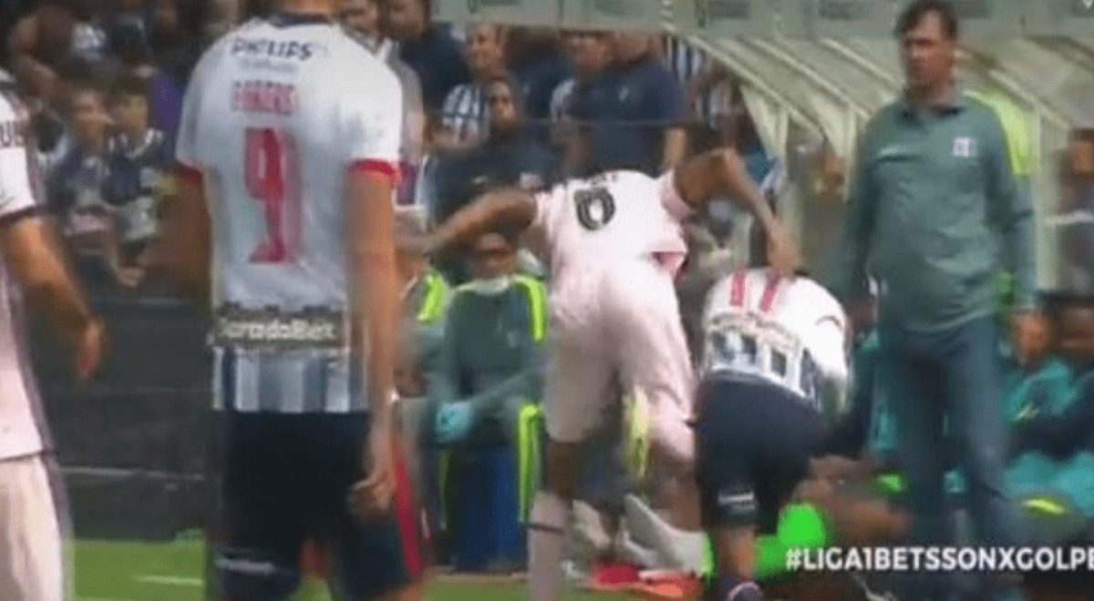 Jairo Concha recibió un fuerte golpe en el rostro por parte de Ramírez